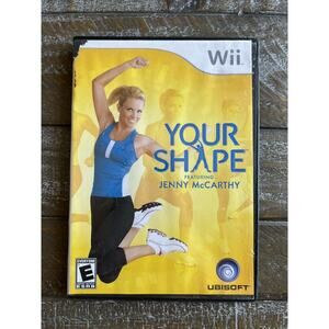 Your Shape: Featuring Jenny McCarthy - Nintendo Wii Game 2009 - Complete
